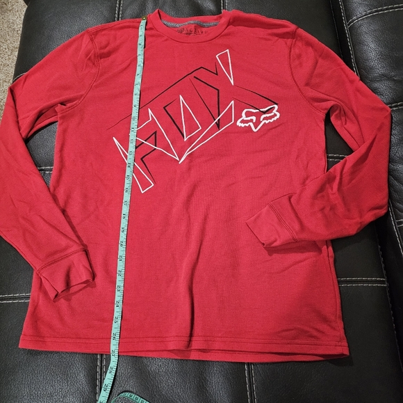 Fox Racing Base Layer Red Size Large - Picture 2 of 4